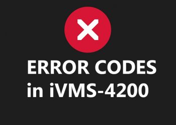 The complete error codes list for iVMS-4200