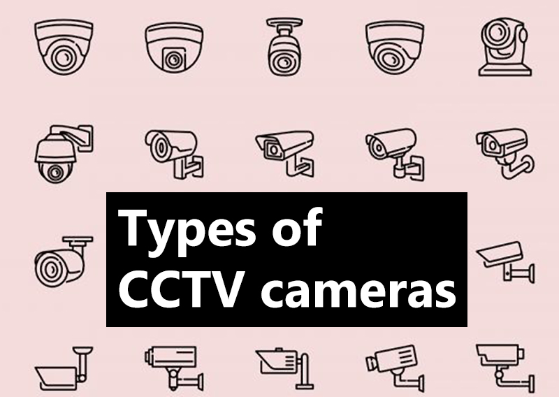 Types of CCTV security cameras 