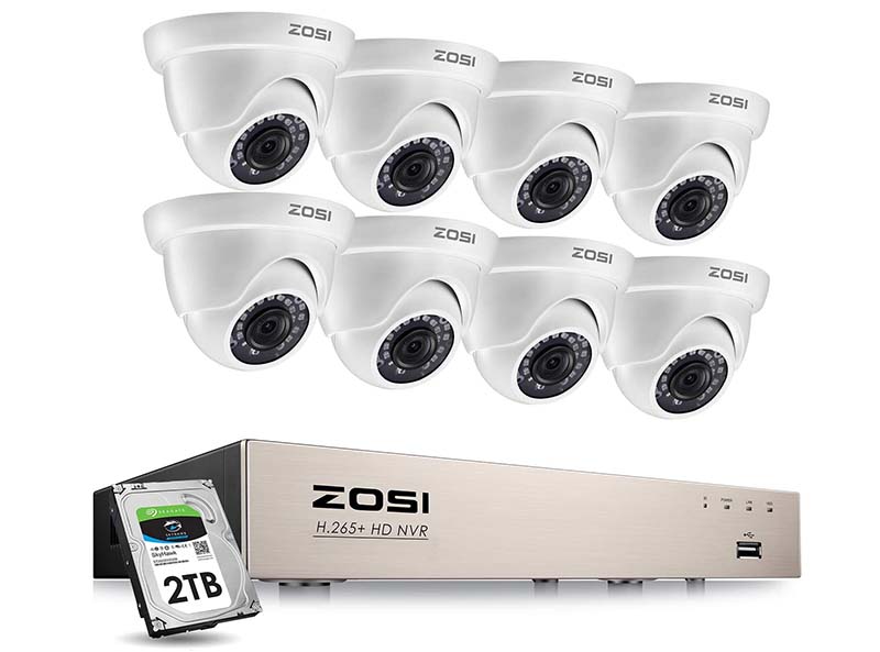 eyessys H.265 POE 2/3/5MP Net CCTV IP Dome Motion detect Camera Onvif RTSP NVR 