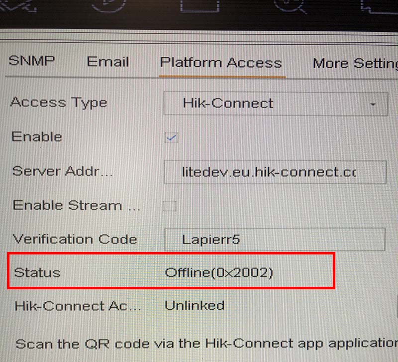 How to fix Hik-Connect offline (0x2002)