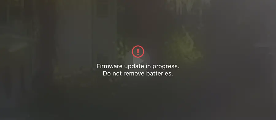 Arlo Camera Stuck On Firmware Update