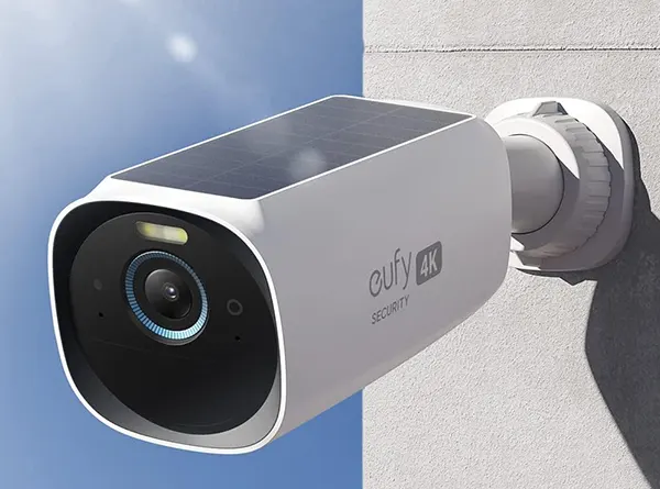 eufy eufyCam S330 eufyCam 3 four-camera wireless solar security system with HomeBase