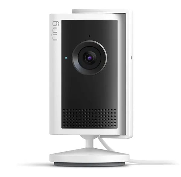 Ring Indoor Cam Plus white compact plug-in security camera
